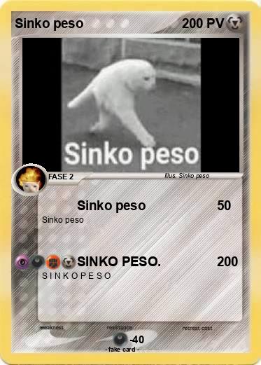 Pokemon Sinko peso