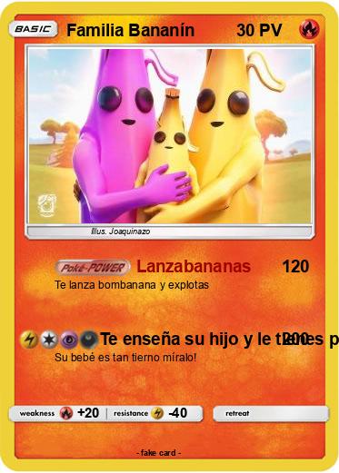 Pokemon Familia Bananín