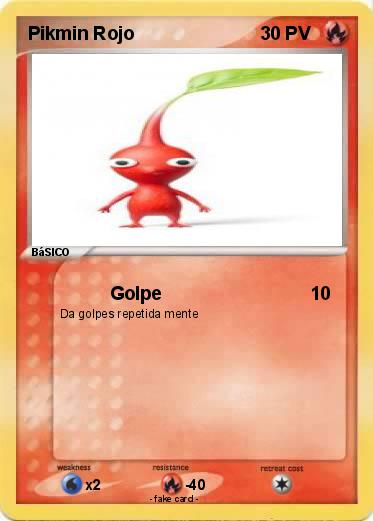 Pokemon Pikmin Rojo