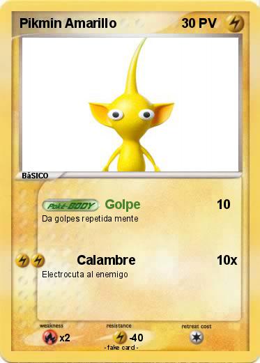 Pokemon Pikmin Amarillo