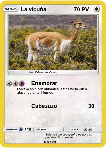 Pokemon La vicuña