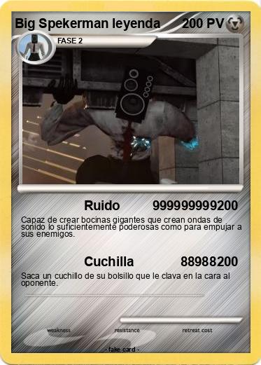 Pokemon Big Spekerman leyenda