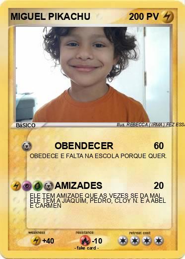Pokemon MIGUEL PIKACHU
