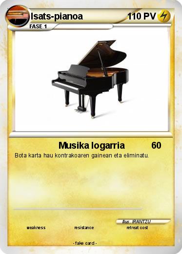 Pokemon Isats-pianoa