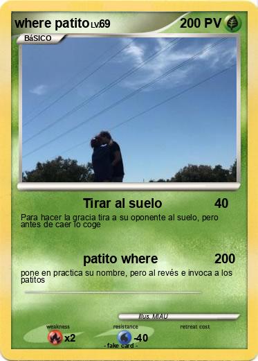 Pokemon where patito