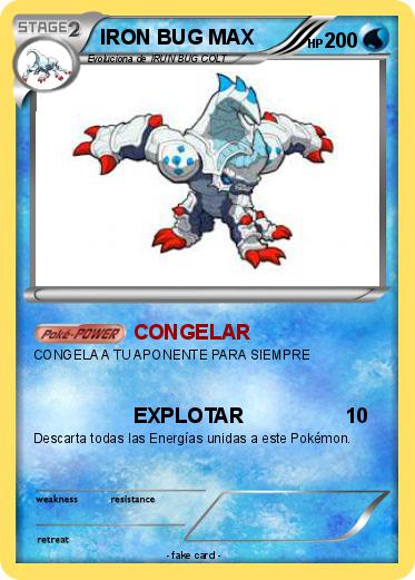 Pokemon IRON BUG MAX