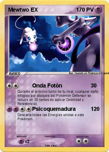 Pokemon Mewtwo EX