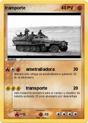 Pokemon tramporte