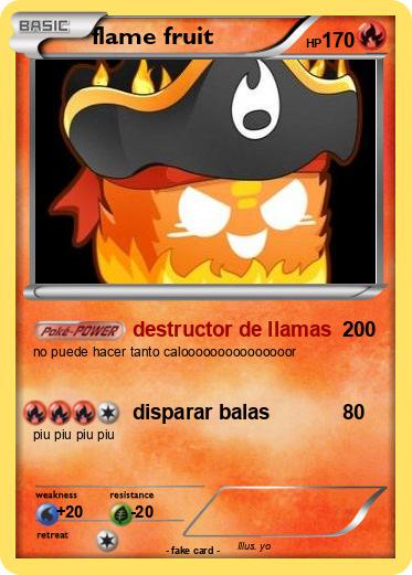Pokemon flame fruit