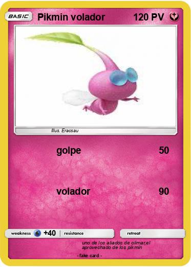Pokemon Pikmin volador