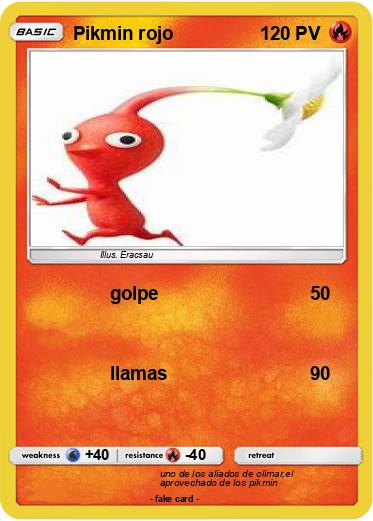 Pokemon Pikmin rojo