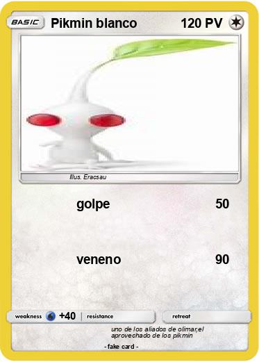 Pokemon Pikmin blanco