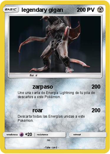 Pokemon legendary gigan