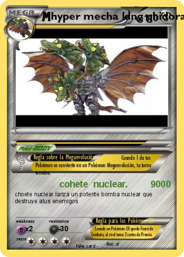 Pokemon hyper mecha king ghidorah king of the east