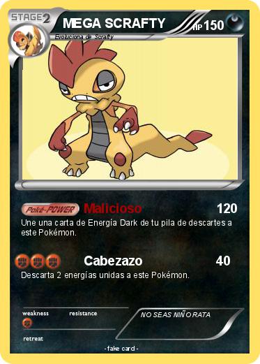 Pokemon MEGA SCRAFTY