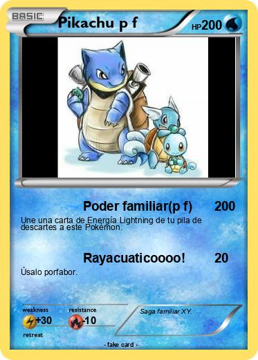Pokemon Pikachu p f