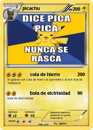 Pokemon picachu