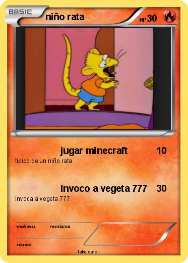 Pokemon niño rata