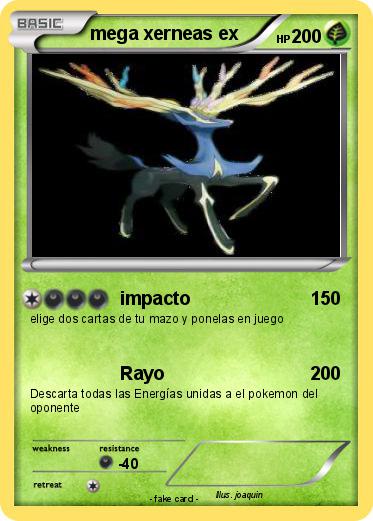 Pokemon mega xerneas ex