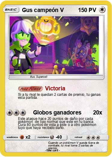 Pokemon Gus campeón V