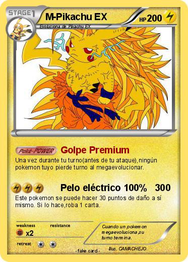 Pokemon M-Pikachu EX