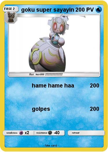 Pokemon goku super sayayin