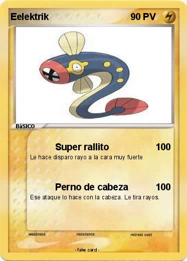 Pokemon Eelektrik