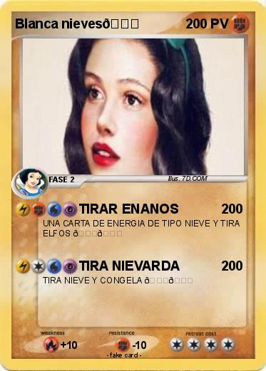 Pokemon Blanca nieves?