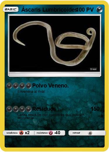 Pokemon Áscaris Lumbricoides
