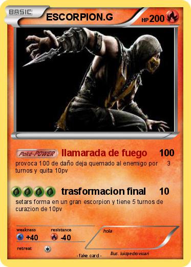 Pokemon ESCORPION.G
