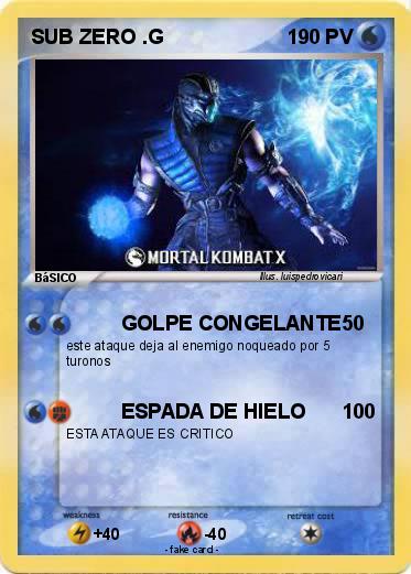 Pokemon SUB ZERO .G