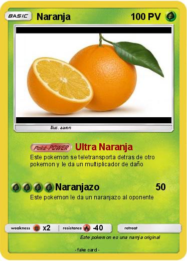 Pokemon Naranja