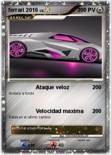 Pokemon ferrari 2016
