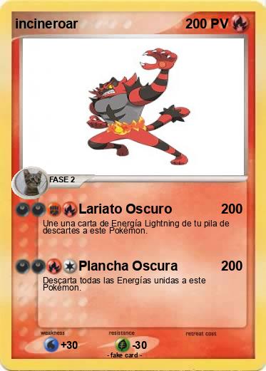 Pokemon incineroar
