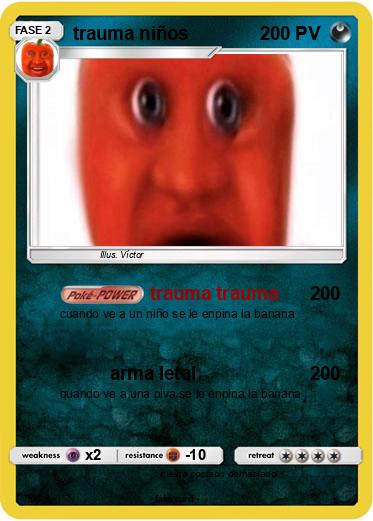 Pokemon trauma niños