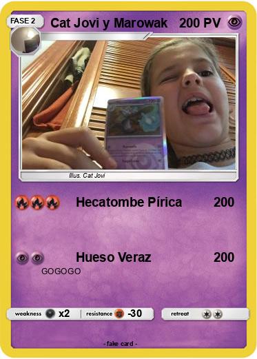Pokemon Cat Jovi y Marowak