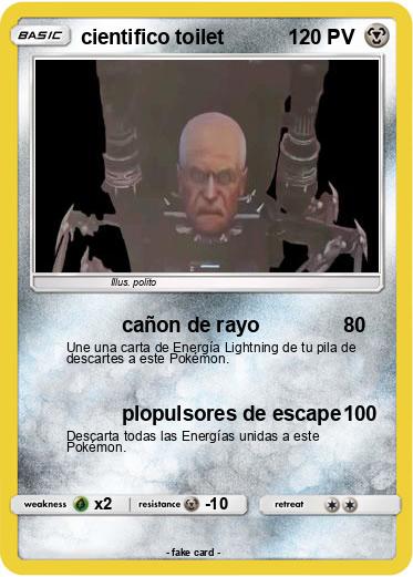 Pokemon cientifico toilet