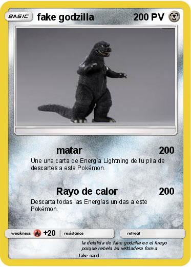 Pokemon fake godzilla