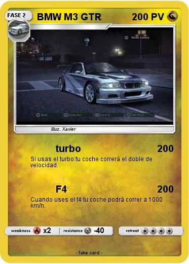 Pokemon BMW M3 GTR