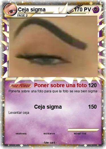 Pokemon Ceja sigma
