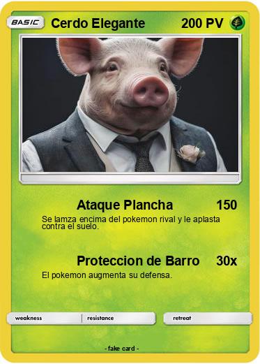 Pokemon Cerdo Elegante