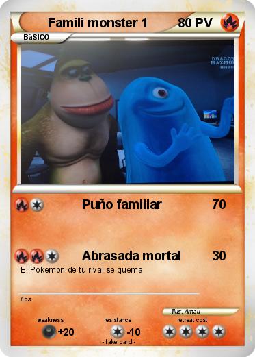 Pokemon Famili monster 1