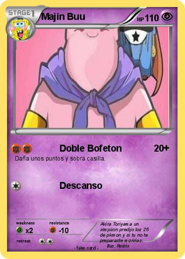 Pokemon Majin Buu