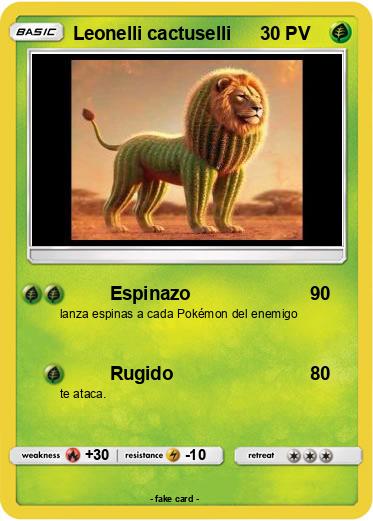 Pokemon Leonelli cactuselli
