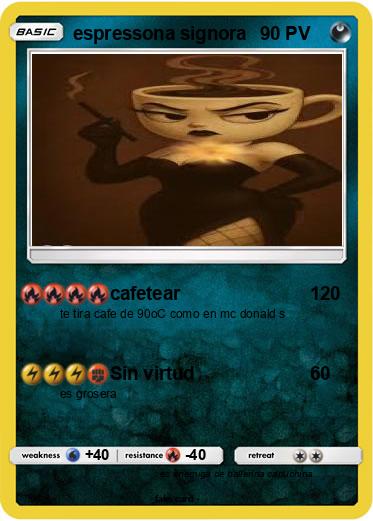 Pokemon espressona signora
