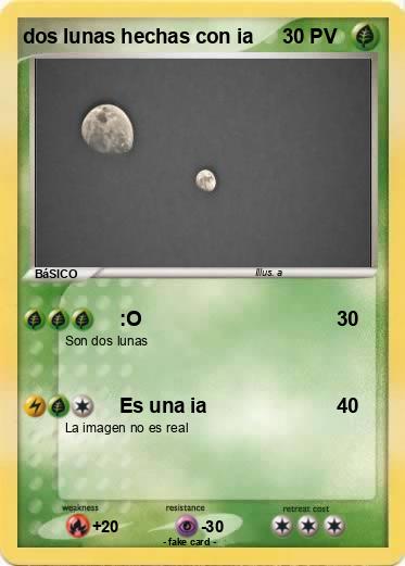 Pokemon dos lunas hechas con ia