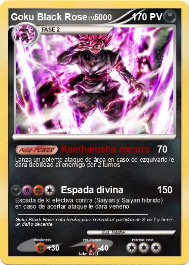 Pokemon Goku Black Rose