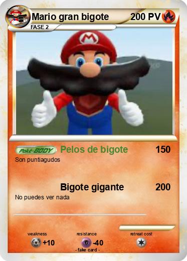 Pokemon Mario gran bigote