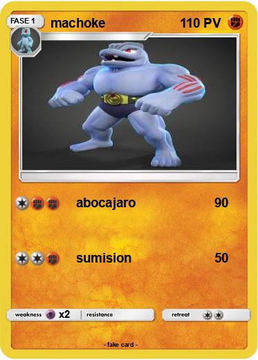 Pokemon machoke