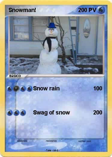 Pokemon Snowman!